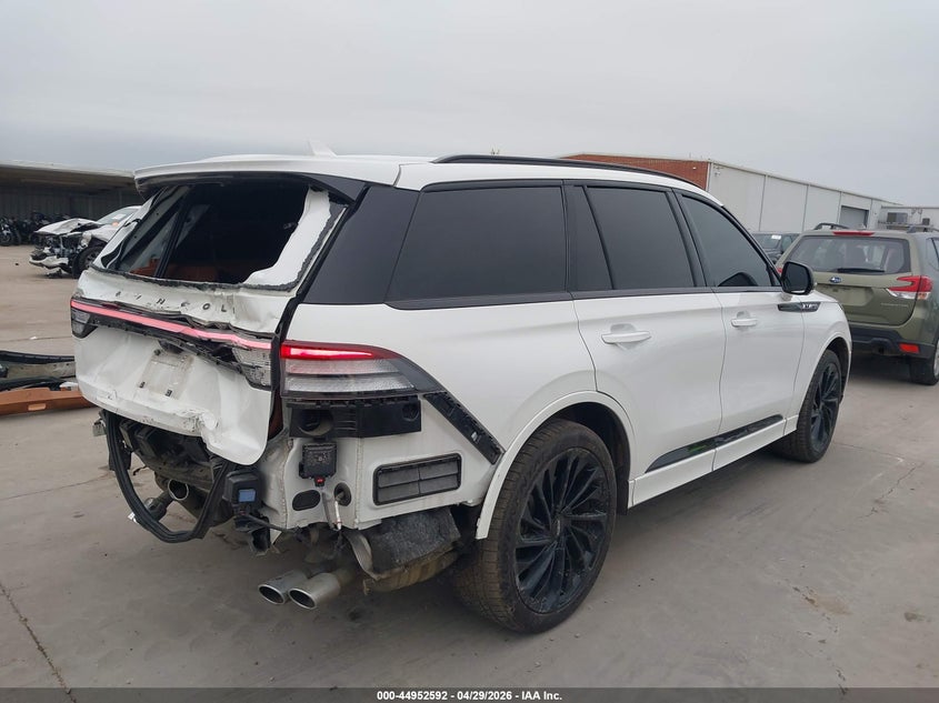 2024 Lincoln Aviator VIN 5LM5J9XCXRGL05381 IAAI salvage auction — REAR END, Original (Texas), sold $27,525 on 2026-07-29 (photo 4)