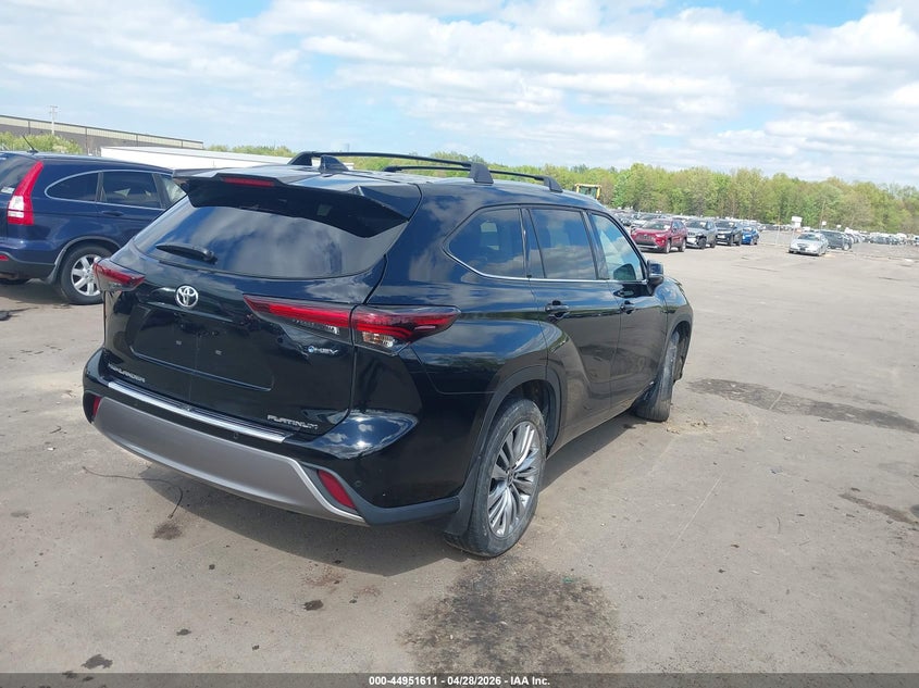 2025 Toyota Highlander VIN 5TDEBRCH9SS655621 IAAI salvage auction — LEFT FRONT, Salvage (Ohio), sold $20,775 on 2026-08-01 (photo 4)