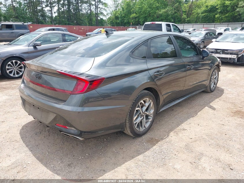 2022 Hyundai Sonata VIN KMHL64JAXNA245105 IAAI salvage auction — FRONT END, Salvage (Arkansas), sold $5,025 on 2026-07-09 (photo 4)