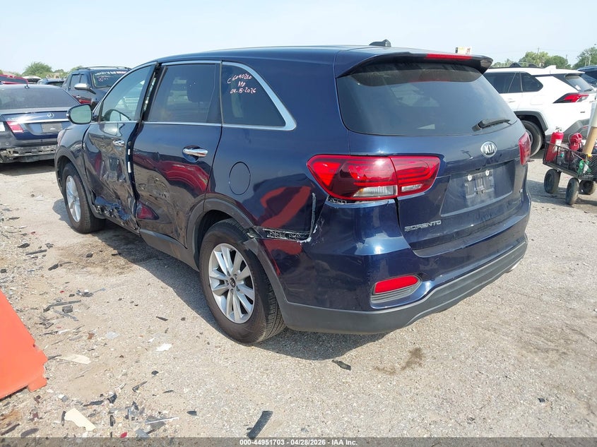 2020 Kia Sorento VIN 5XYPG4A50LG625377 IAAI salvage auction — LEFT SIDE, Original (Texas), sold $2,150 on 2026-07-09 (photo 3)