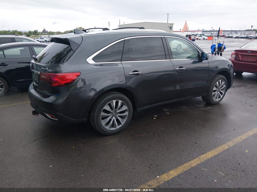 2015 Acura Mdx VIN 5FRYD4H46FB004181 IAAI salvage auction — LEFT SIDE, Salvage (Idaho), sold $2,150 on 2026-07-23 (photo 4)