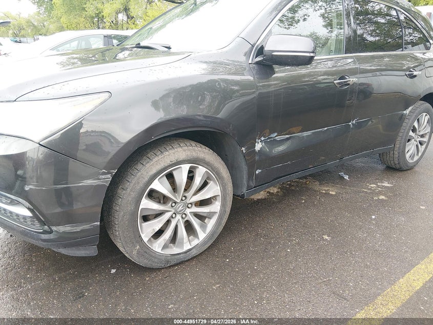 2015 Acura Mdx VIN 5FRYD4H46FB004181 IAAI salvage auction — LEFT SIDE, Salvage (Idaho), sold $2,150 on 2026-07-23 (photo 6)