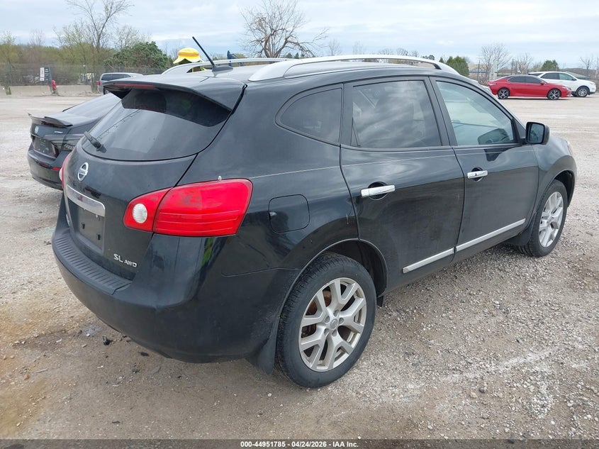 2012 Nissan Rogue VIN JN8AS5MV8CW375433 IAAI salvage auction — WATER/FLOOD, Salvage Title, sold $400 on 2026-07-07 (photo 4)