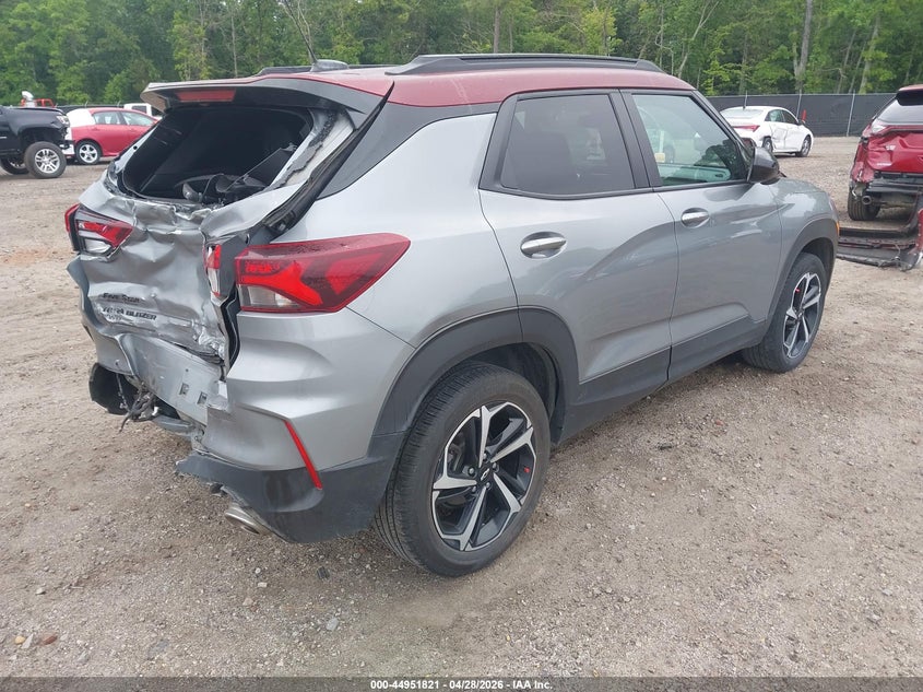 2023 Chevrolet Trailblazer VIN KL79MUSL0PB145352 IAAI salvage auction — REAR END, Salvage (South Carolina), sold $7,200 on 2026-07-08 (photo 4)