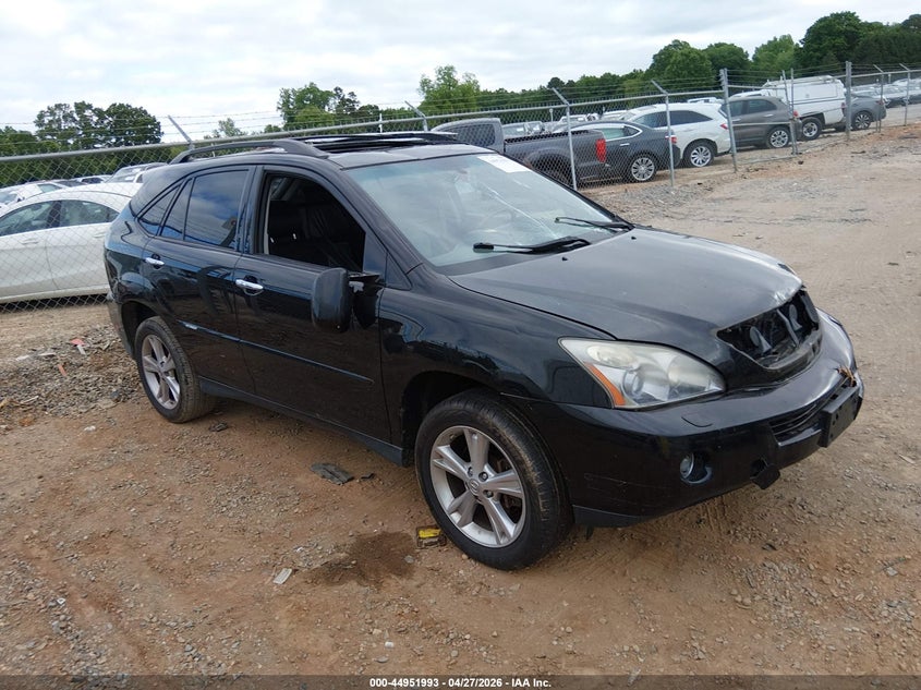 2008 Lexus Rx VIN JTJHW31U582855519 IAAI salvage auction — LEFT & RIGHT, Salvage (North Carolina), sold $950 on 2026-07-06 (photo 1)
