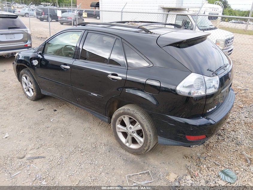 2008 Lexus Rx VIN JTJHW31U582855519 IAAI salvage auction — LEFT & RIGHT, Salvage (North Carolina), sold $950 on 2026-07-06 (photo 3)
