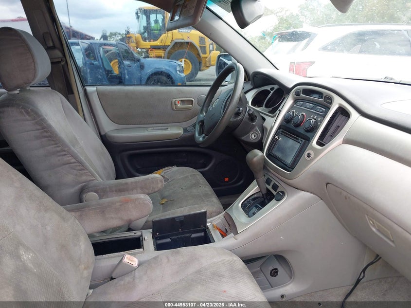 2006 Toyota Highlander VIN JTEGP21A460093865 IAAI salvage auction — NORMAL WEAR, Clear (Florida), sold $975 on 2026-07-13 (photo 5)