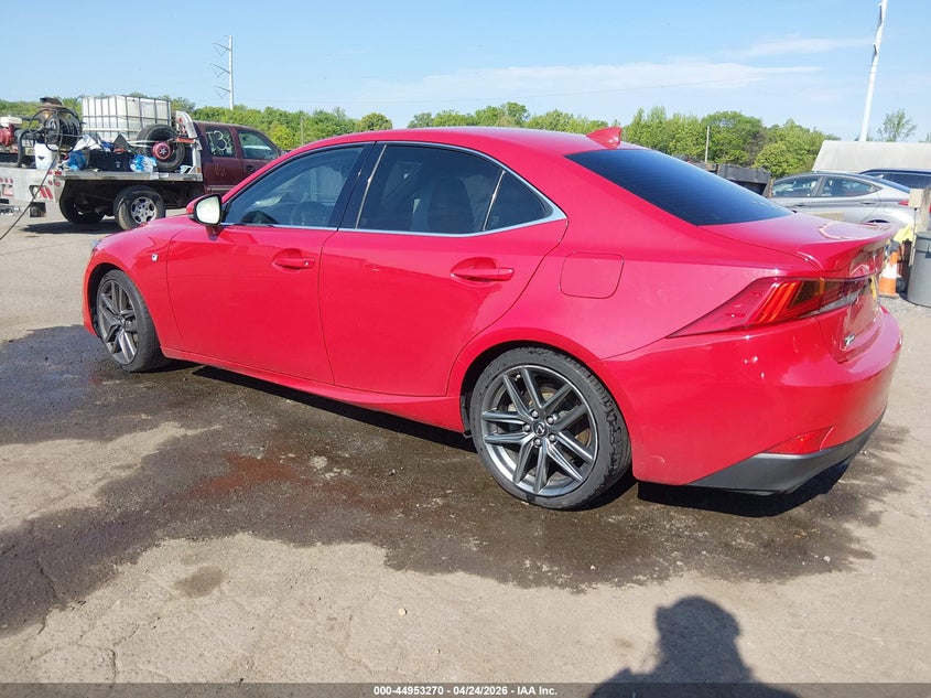 2017 Lexus Is VIN JTHCM1D29H5022613 IAAI salvage auction — SIDE, Salvage Title, sold $4,625 on 2026-07-29 (photo 3)