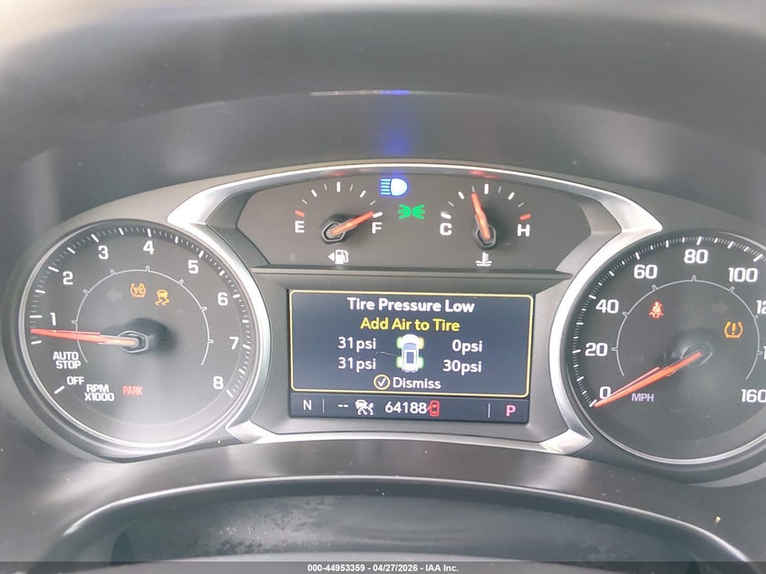 2020 Gmc Terrain VIN 3GKALVEV7LL342196 IAAI salvage auction — FRONT END, Wait Title, sold $8,575 on 2026-08-26 (photo 7)
