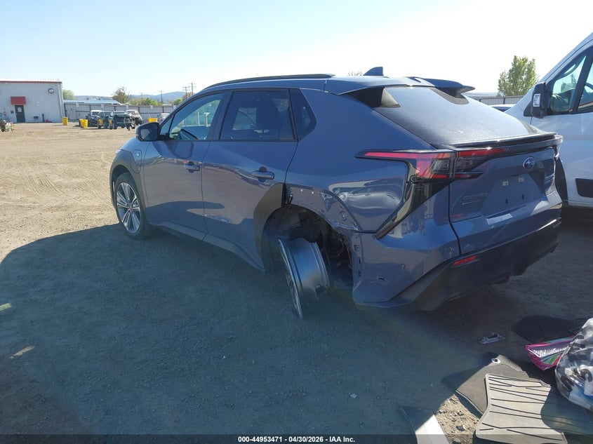 2025 Subaru Solterra VIN JTMABABA7SA106405 IAAI salvage auction — LEFT REAR, Bill Of Sale (Washington), sold $12,300 on 2026-07-16 (photo 3)