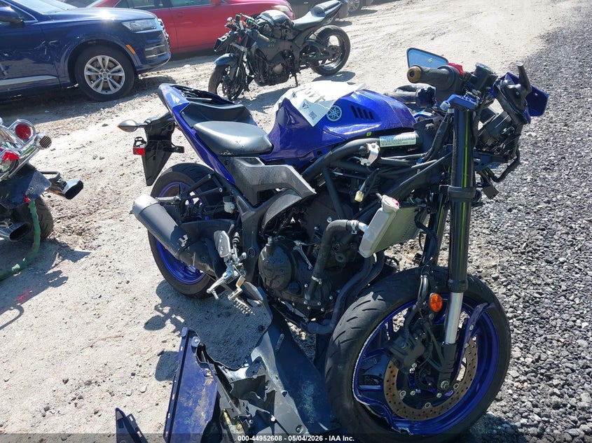 2024 Yamaha Yzf VIN MH3RH18Y5RK015595 IAAI salvage auction — FRONT END, Salvage (Virginia), sold $150 on 2026-07-28 (photo 1)