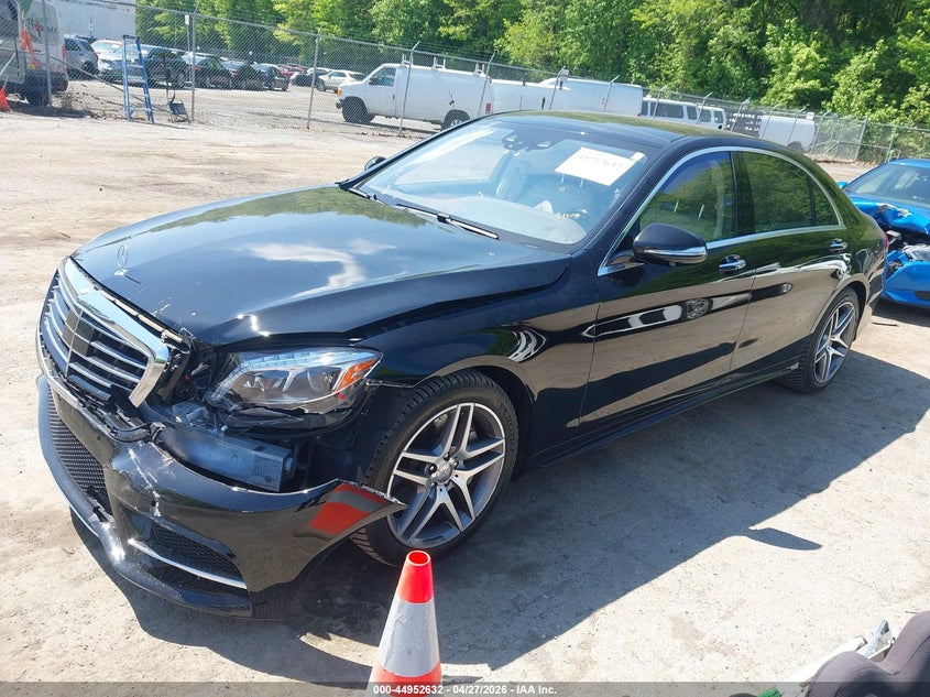 2016 Mercedes-benz S-klasse VIN WDDUG8FB3GA208694 IAAI salvage auction — FRONT END, Salvage Title, sold $4,050 on 2026-07-28 (photo 2)