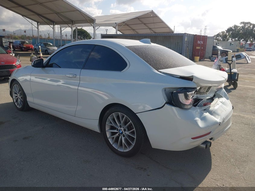 2014 BMW 2er VIN WBA1F5C50EVV98864 IAAI salvage auction — REAR END, Clear (Arkansas), sold $1,575 on 2026-08-12 (photo 3)