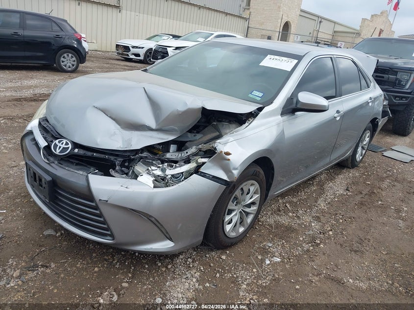2015 Toyota Camry VIN 4T4BF1FK2FR479725 IAAI salvage auction — FRONT & REAR, Salvage Title, sold $2,100 on 2026-08-03 (photo 2)