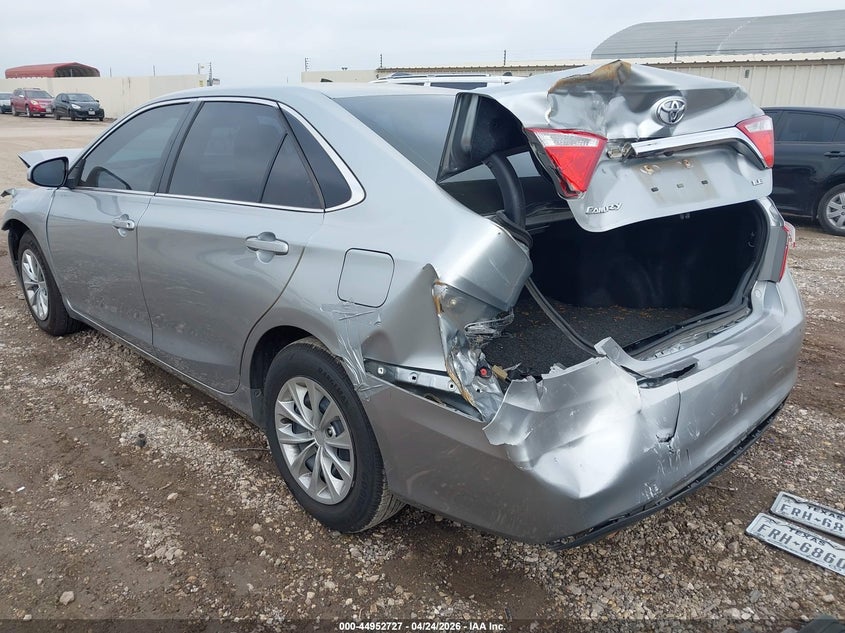 2015 Toyota Camry VIN 4T4BF1FK2FR479725 IAAI salvage auction — FRONT & REAR, Salvage Title, sold $2,100 on 2026-08-03 (photo 3)