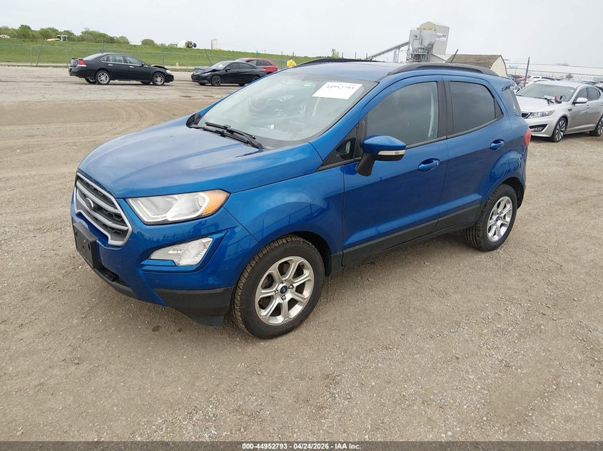 2019 Ford Ecosport VIN MAJ3S2GE7KC276980 IAAI salvage auction — REAR END, Salvage (Illinois), sold $1,400 on 2026-07-22 (photo 2)
