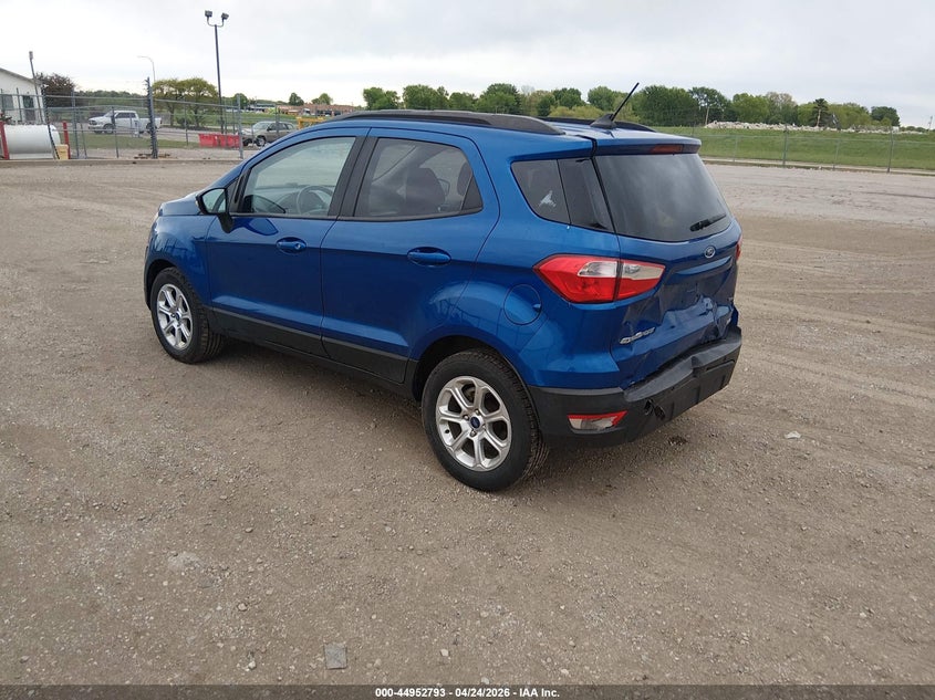 2019 Ford Ecosport VIN MAJ3S2GE7KC276980 IAAI salvage auction — REAR END, Salvage (Illinois), sold $1,400 on 2026-07-22 (photo 3)
