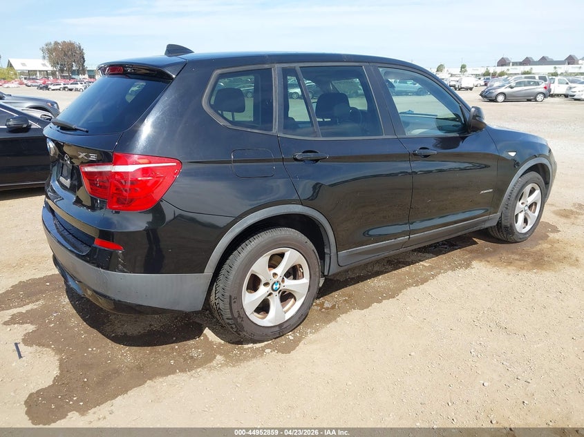 2011 BMW X3 VIN 5UXWX5C59BL712615 IAAI salvage auction — NORMAL WEAR, Clear - Dealer Only (California), sold $600 on 2026-07-29 (photo 4)