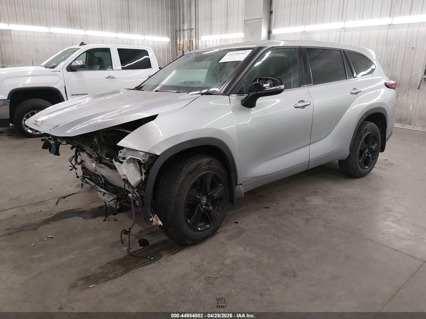 2022 Toyota Highlander VIN 5TDBBRCH0NS554569 IAAI salvage auction — FRONT END, Salvage (Minnesota), sold $4,850 on 2026-07-21 (photo 2)