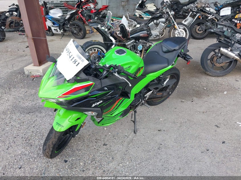 2024 Kawasaki Ninja VIN ML5EXGH12RDA23774 IAAI salvage auction — FRONT END, Salvage Title, sold $1,750 on 2026-07-21 (photo 2)