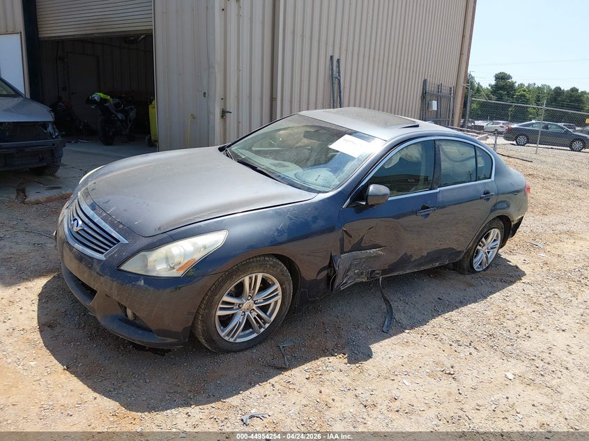 2013 Infiniti G VIN JN1CV6AP1DM303772 IAAI salvage auction — FRONT & REAR, Salvage (North Carolina), sold $300 on 2026-07-06 (photo 2)