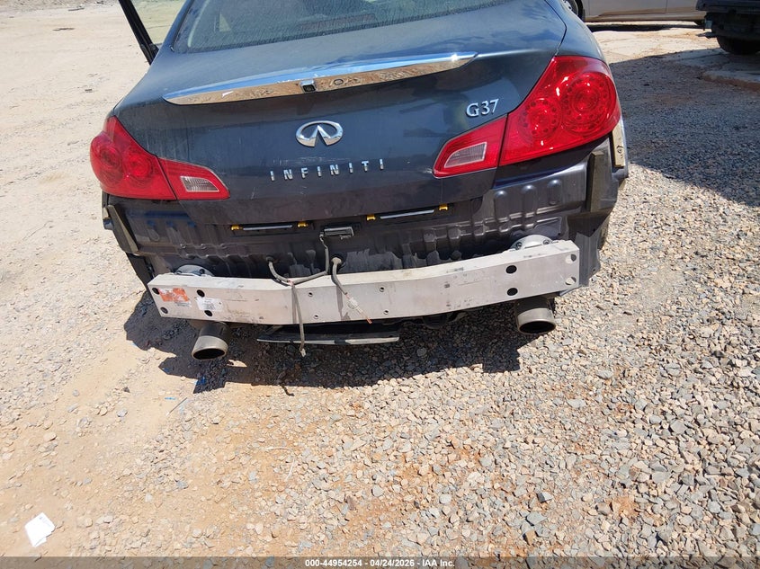 2013 Infiniti G VIN JN1CV6AP1DM303772 IAAI salvage auction — FRONT & REAR, Salvage (North Carolina), sold $300 on 2026-07-06 (photo 6)