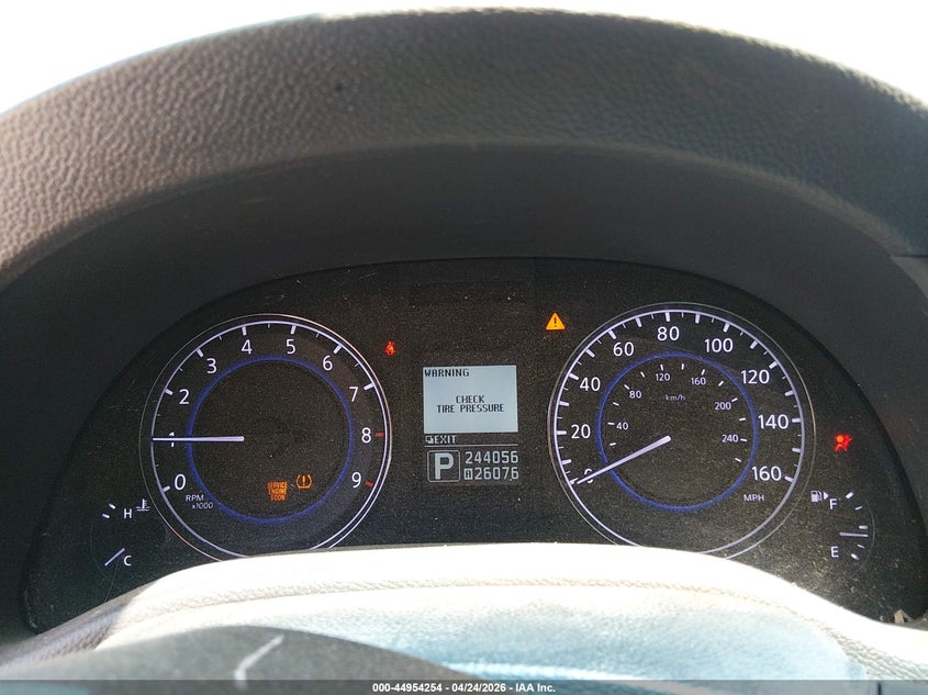 2013 Infiniti G VIN JN1CV6AP1DM303772 IAAI salvage auction — FRONT & REAR, Salvage (North Carolina), sold $300 on 2026-07-06 (photo 7)