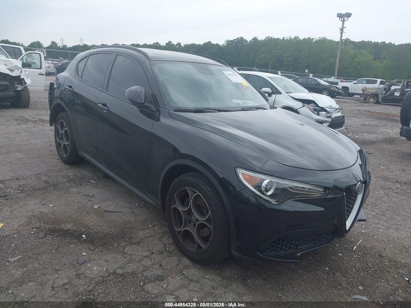 2018 Alfa romeo Stelvio VIN ZASFAKPN2J7B61633 IAAI salvage auction — FRONT END, Wait Title, sold $6,400 on 2026-07-26 (photo 1)