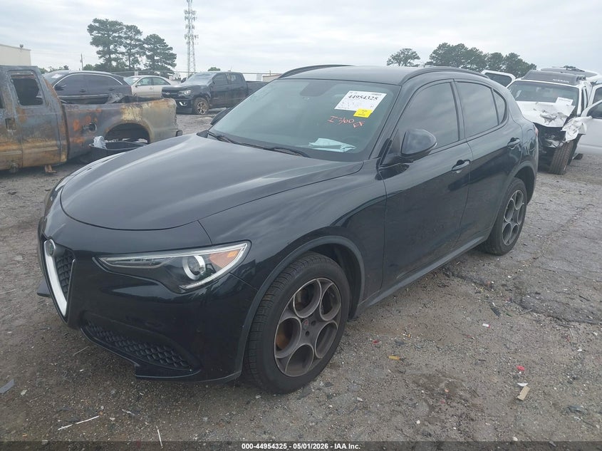 2018 Alfa romeo Stelvio VIN ZASFAKPN2J7B61633 IAAI salvage auction — FRONT END, Wait Title, sold $6,400 on 2026-07-26 (photo 2)