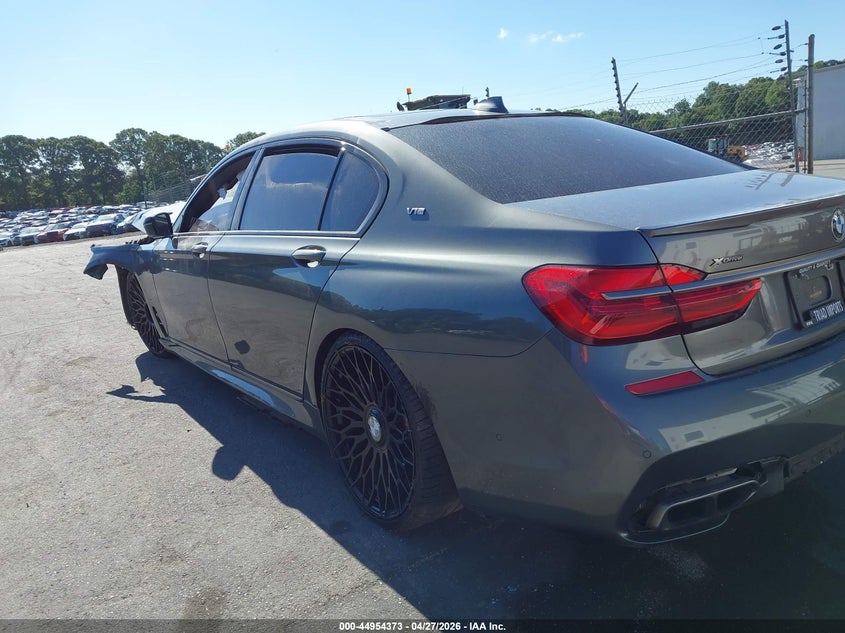 2018 BMW 7er VIN WBA7H6C50JG614733 IAAI salvage auction — FRONT END, Salvage (North Carolina), sold $9,650 on 2026-08-13 (photo 3)