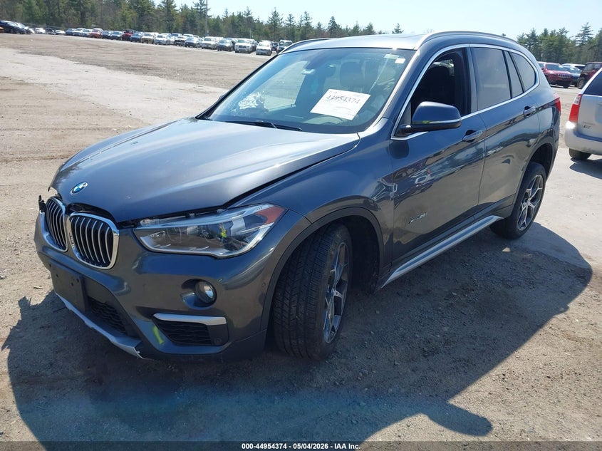 2017 BMW X1 VIN WBXHT3C35H5F81047 IAAI salvage auction — RIGHT FRONT, Salvage (Massachusetts), sold $1,750 on 2026-07-31 (photo 2)