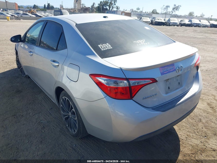 2015 Toyota Corolla VIN 5YFBURHE8FP290519 IAAI salvage auction — LEFT FRONT, Salvage (California), sold $3,650 on 2026-07-08 (photo 3)