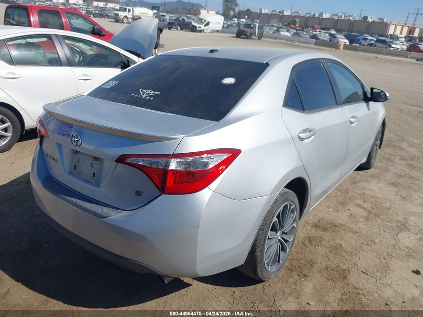 2015 Toyota Corolla VIN 5YFBURHE8FP290519 IAAI salvage auction — LEFT FRONT, Salvage (California), sold $3,650 on 2026-07-08 (photo 4)