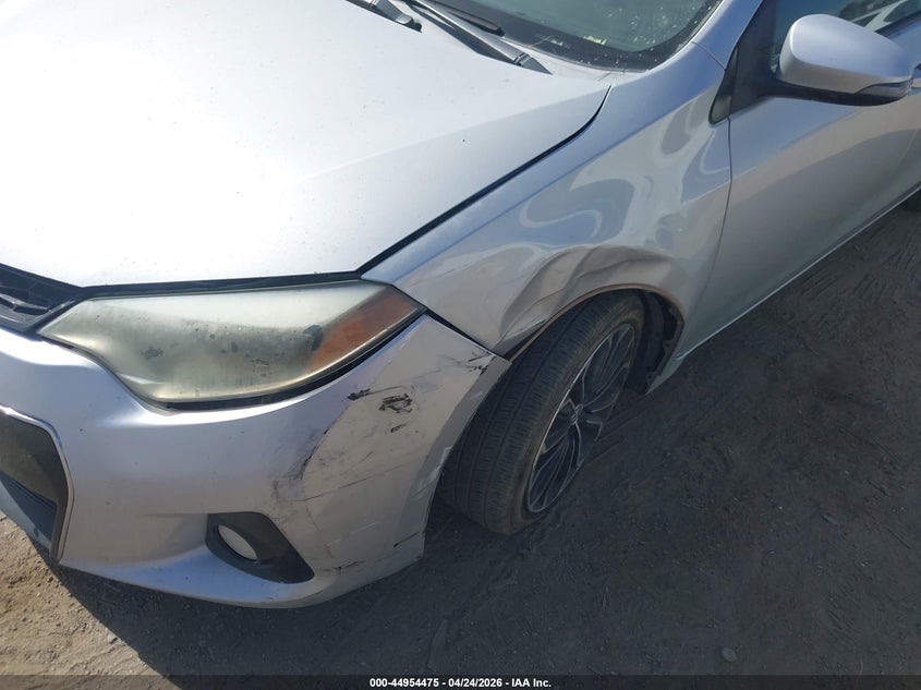2015 Toyota Corolla VIN 5YFBURHE8FP290519 IAAI salvage auction — LEFT FRONT, Salvage (California), sold $3,650 on 2026-07-08 (photo 6)