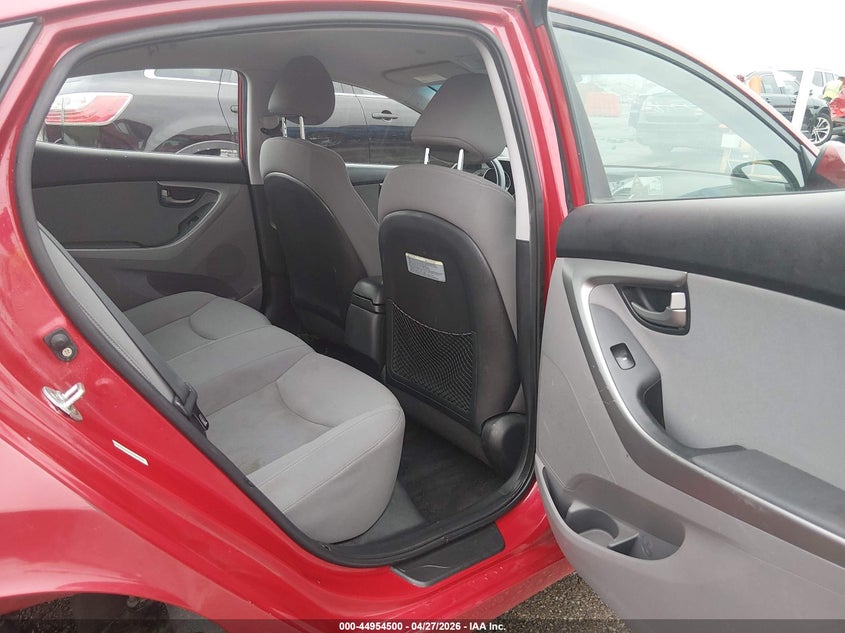 2015 Hyundai Elantra VIN KMHDH4AEXFU225633 IAAI salvage auction — RIGHT REAR, Wait Title, sold $600 on 2026-07-07 (photo 8)