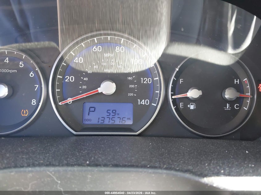 2012 Hyundai Santa fe VIN 5XYZGDAG4CG116533 IAAI salvage auction — NORMAL WEAR, Wait Title, sold $1,150 on 2026-07-13 (photo 7)