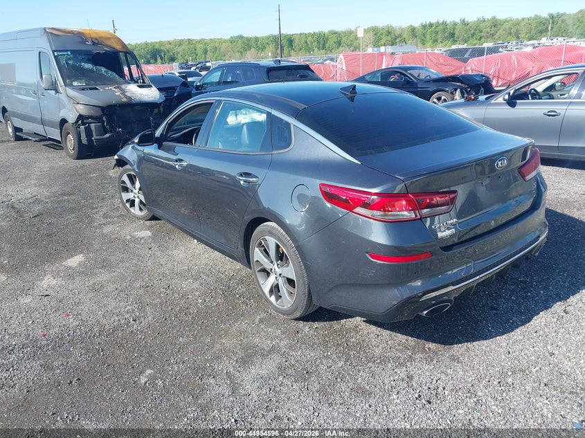 2019 Kia Optima VIN 5XXGT4L36KG377744 IAAI salvage auction — FRONT END, Salvage - Greater Than 75% (Maryland), sold $900 on 2026-07-30 (photo 3)