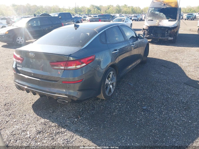 2019 Kia Optima VIN 5XXGT4L36KG377744 IAAI salvage auction — FRONT END, Salvage - Greater Than 75% (Maryland), sold $900 on 2026-07-30 (photo 4)