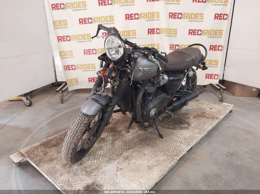 2016 Triumph motorcycle Bonneville VIN SMTD40HL1GT756841 IAAI salvage auction — FRONT END, Salvage (Georgia), sold $975 on 2026-07-07 (photo 2)