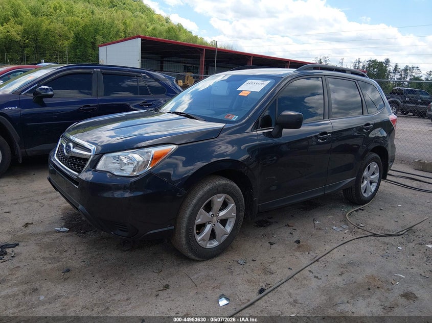 2015 Subaru Forester VIN JF2SJABC3FH802136 IAAI salvage auction — HAIL, Salvage (West Virginia), sold $2,300 on 2026-07-30 (photo 2)