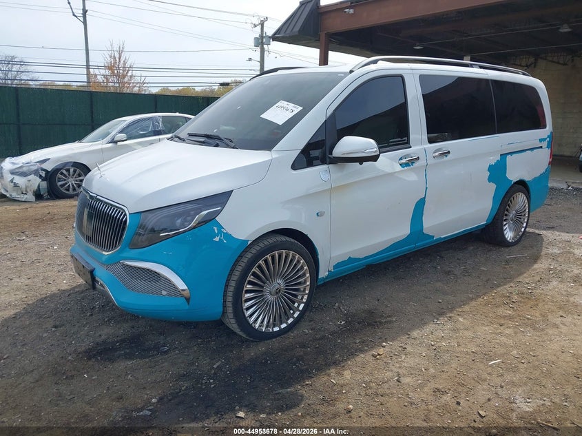 2021 Mercedes-benz Metris VIN W1WV0FEY5M3850190 IAAI salvage auction — THEFT, Mv-907A (New York), sold $45,800 on 2026-07-06 (photo 2)