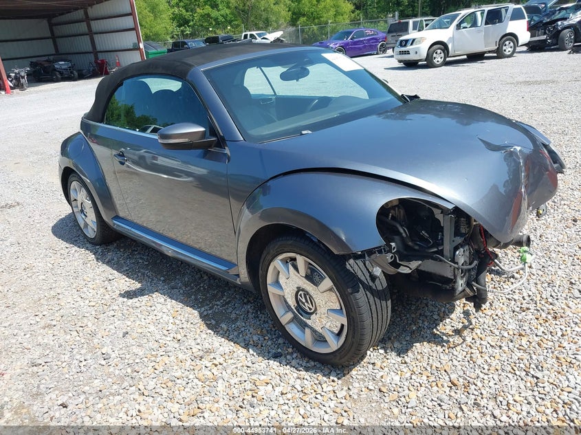 2015 Volkswagen Beetle VIN 3VW507ATXFM800265 IAAI salvage auction — FRONT END, Salvage (Mississippi), sold $375 on 2026-07-24 (photo 1)