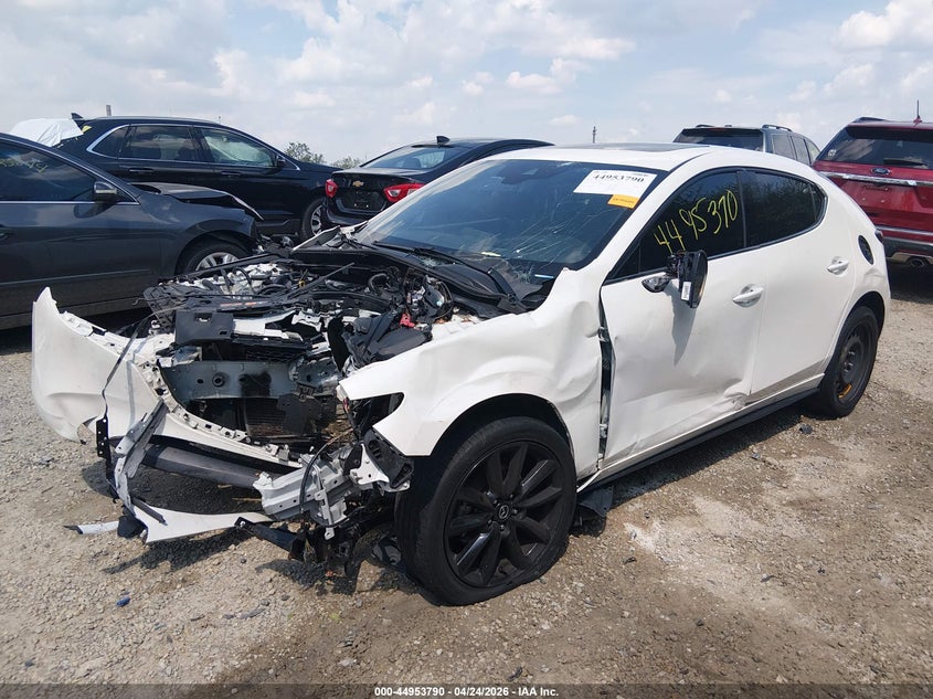 2021 Mazda 3 VIN JM1BPAML7M1313996 IAAI salvage auction — FRONT END, Wait Title, sold $625 on 2026-07-31 (photo 2)