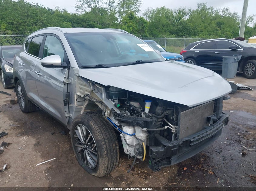 2020 Hyundai Tucson VIN KM8J33AL7LU161606 IAAI salvage auction — FRONT END, Wait Title, sold $4,200 on 2026-07-07 (photo 1)