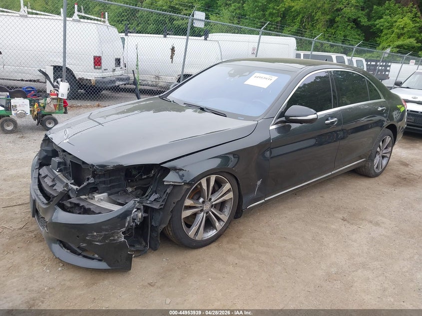 2015 Mercedes-benz S-klasse VIN WDDUG8FB2FA113056 IAAI salvage auction — FRONT END, Salvage - Greater Than 75% (Maryland), sold $5,675 on 2026-07-15 (photo 2)