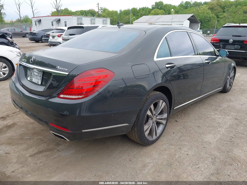 2015 Mercedes-benz S-klasse VIN WDDUG8FB2FA113056 IAAI salvage auction — FRONT END, Salvage - Greater Than 75% (Maryland), sold $5,675 on 2026-07-15 (photo 4)