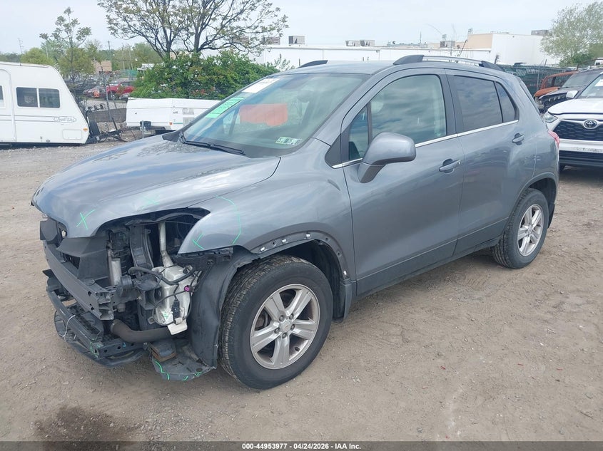 2015 Chevrolet Trax VIN KL7CJRSB2FB160226 IAAI salvage auction — FRONT END, Salvage (Pennsylvania), sold $525 on 2026-07-31 (photo 2)