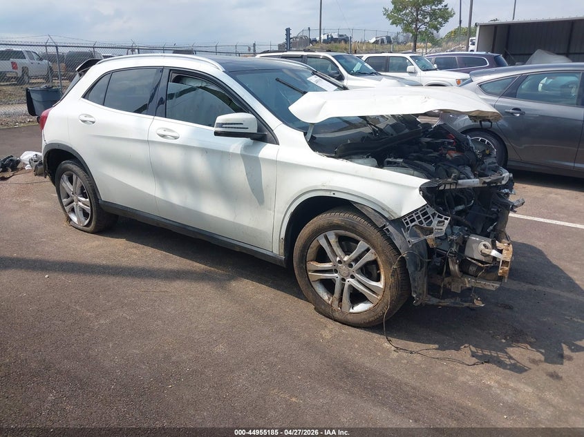 2016 Mercedes-benz Gla-klasse VIN WDCTG4EB8GJ204697 IAAI salvage auction — LEFT FRONT, Salvage (Mississippi), sold $1,050 on 2026-08-20 (photo 1)