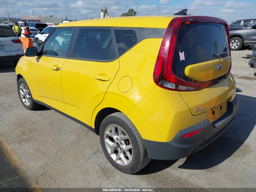 2020 Kia Soul VIN KNDJ23AU7L7122822 IAAI salvage auction — FRONT END, Salvage Title, sold $2,825 on 2026-07-15 (photo 3)
