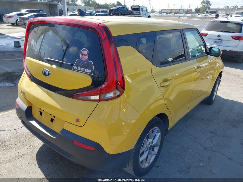 2020 Kia Soul VIN KNDJ23AU7L7122822 IAAI salvage auction — FRONT END, Salvage Title, sold $2,825 on 2026-07-15 (photo 4)